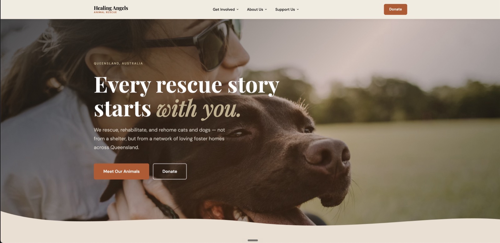 HAAR website after redesign — warm, clear, community-driven